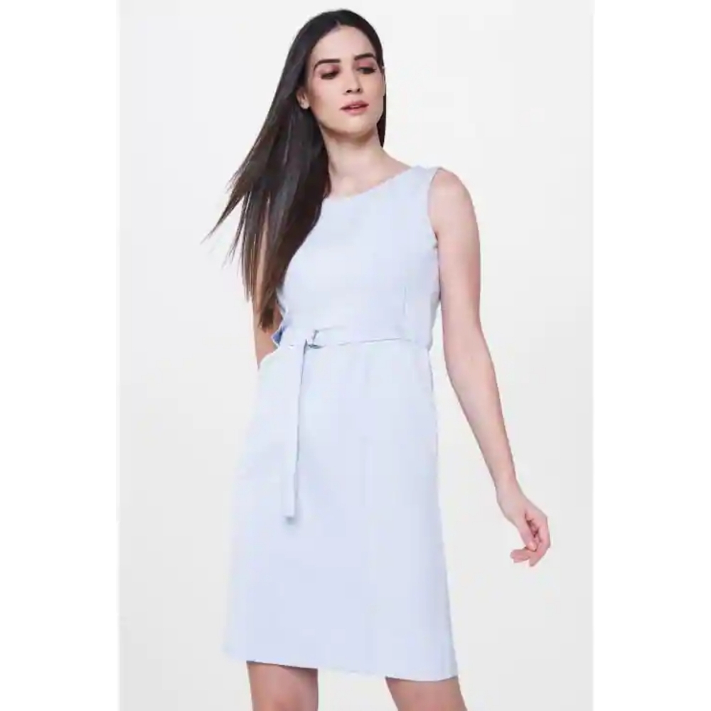 Powder Blue Sheath Dress